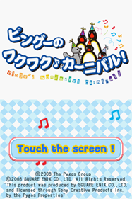 Pingu no Waku Waku Carnival! - Screenshot - Game Title Image