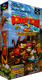 Donkey Kong Country 2: Diddy's Kong Quest - Box - 3D Image