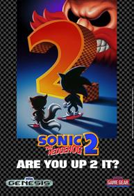 Sonic the Hedgehog 2 - Advertisement Flyer - Front Image