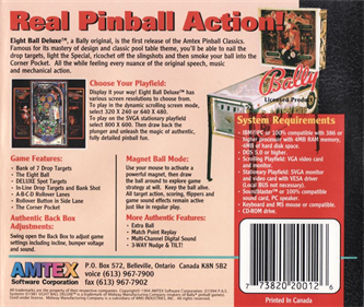 Eight Ball Deluxe - Box - Back Image