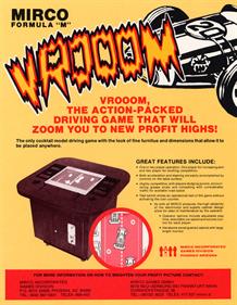 Formula "M" Vrooom - Advertisement Flyer - Front Image