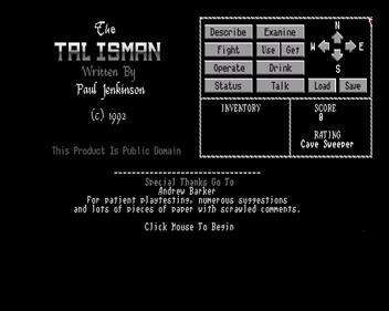 The Talisman - Screenshot - Game Select Image