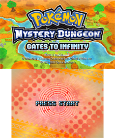 Pokémon Mystery Dungeon: Gates to Infinity - Screenshot - Game Title Image