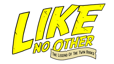 Like No Other: The Legend Of The Twin Books - Clear Logo Image