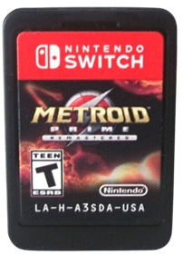 Metroid Prime Remastered - Cart - Front Image