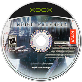 Indigo Prophecy - Disc Image