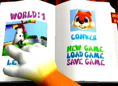 Twelve Tales: Conker 64 - Screenshot - Game Select Image