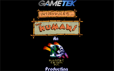 Humans 1 and 2 - Screenshot - Game Title Image
