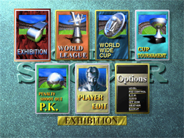Sega Worldwide Soccer '97 - Screenshot - Game Select Image