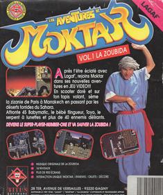 Lagaf': Les Aventures de Moktar: Vol 1: La Zoubida - Box - Back Image