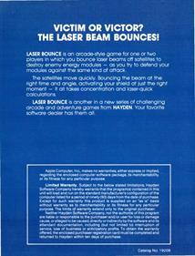 Laser Bounce - Box - Back Image