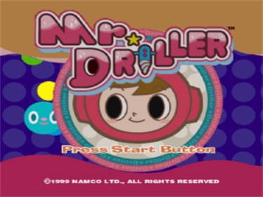 Mr. Driller - Screenshot - Game Title Image