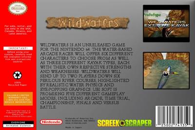 Wildwaters - Fanart - Box - Back Image