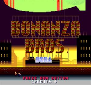 Bonanza Bros. - Screenshot - Game Title Image