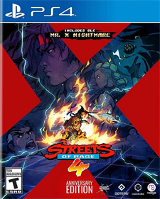 Streets of Rage 4 Anniversary Edition - Box - Front Image