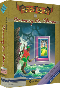 King's Quest II: Romancing The Throne - Box - 3D Image