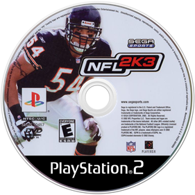 NFL 2K3 - Disc Image