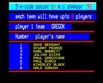 5-A-Side Soccer - Screenshot - Gameplay Image