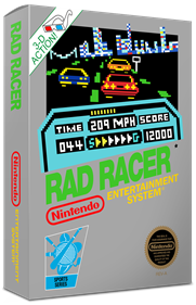 Rad Racer - Box - 3D Image