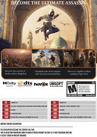 Assassin's Creed: Mirage - Box - Back Image