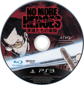 No More Heroes: Heroes' Paradise - Disc Image