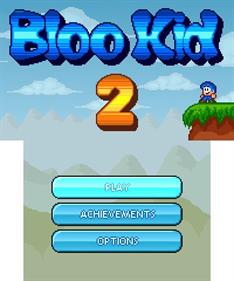 Bloo Kid 2 - Screenshot - Game Title Image