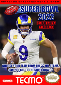 Tecmo Super Bowl 2022 SBlueman Edition - Box - Front Image