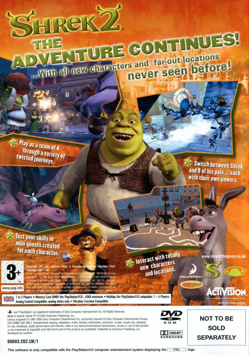 Shrek 2 Images LaunchBox Games Database