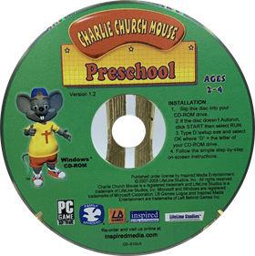 LifeLine Studios, Video Games & Consoles, Charlie Church Mouse Pc  Preschool Game
