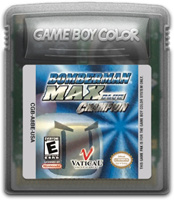 Bomberman Max: Blue Champion - Fanart - Cart - Front