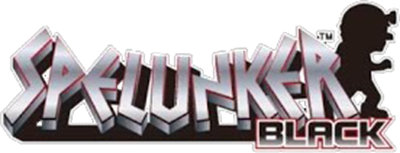 Spelunker Black - Clear Logo Image