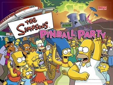 The Simpsons Pinball Party - Arcade - Marquee