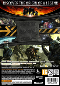 Halo: Reach - Box - Back Image
