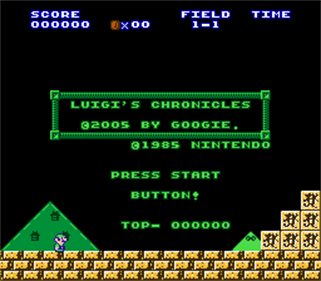 Luigi's Chronicles - Screenshot - Game Title Image