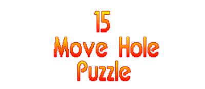 15 Move Hole Puzzle - Clear Logo Image