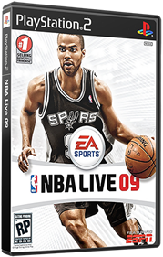 NBA Live 09 - Box - 3D Image