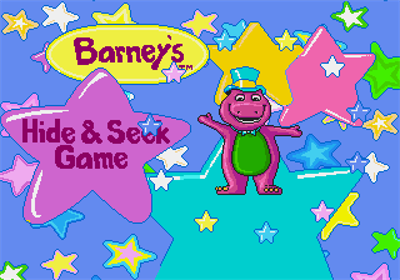 Barney's Hide & Seek Game - Screenshot - Game Title Image
