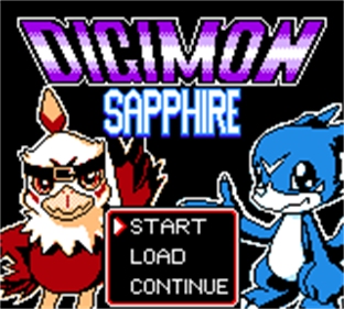 Digimon Sapphire - Screenshot - Game Title Image