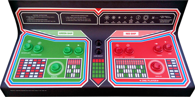 Space Duel - Arcade - Control Panel Image
