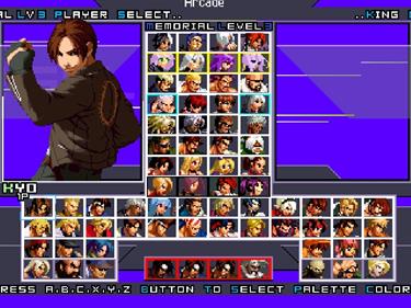 The King of Fighters Memorial Level 3 - Screenshot - Game Select Image