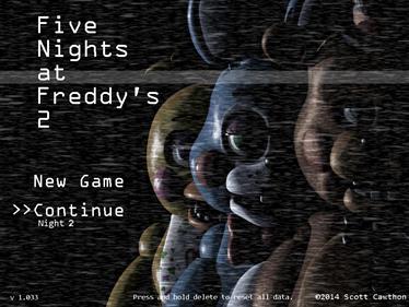 Five Nights at Freddy's 2 - Screenshot - Game Title Image