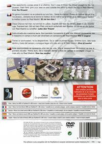 Real Madrid: The Game  - Box - Back Image