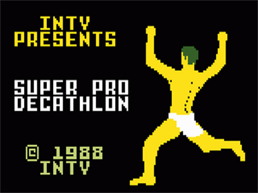 Super Pro Decathlon - Screenshot - Game Title Image