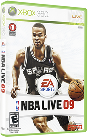 NBA Live 09 - Box - 3D Image