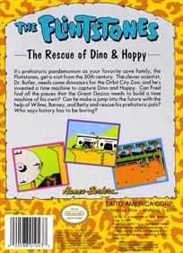 The Flintstones: The Rescue of Dino & Hoppy - Box - Back Image