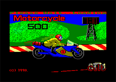 Motorcycle 500 - Screenshot - Game Title Image