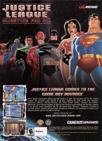 Justice League: Injustice for All - Advertisement Flyer - Front Image