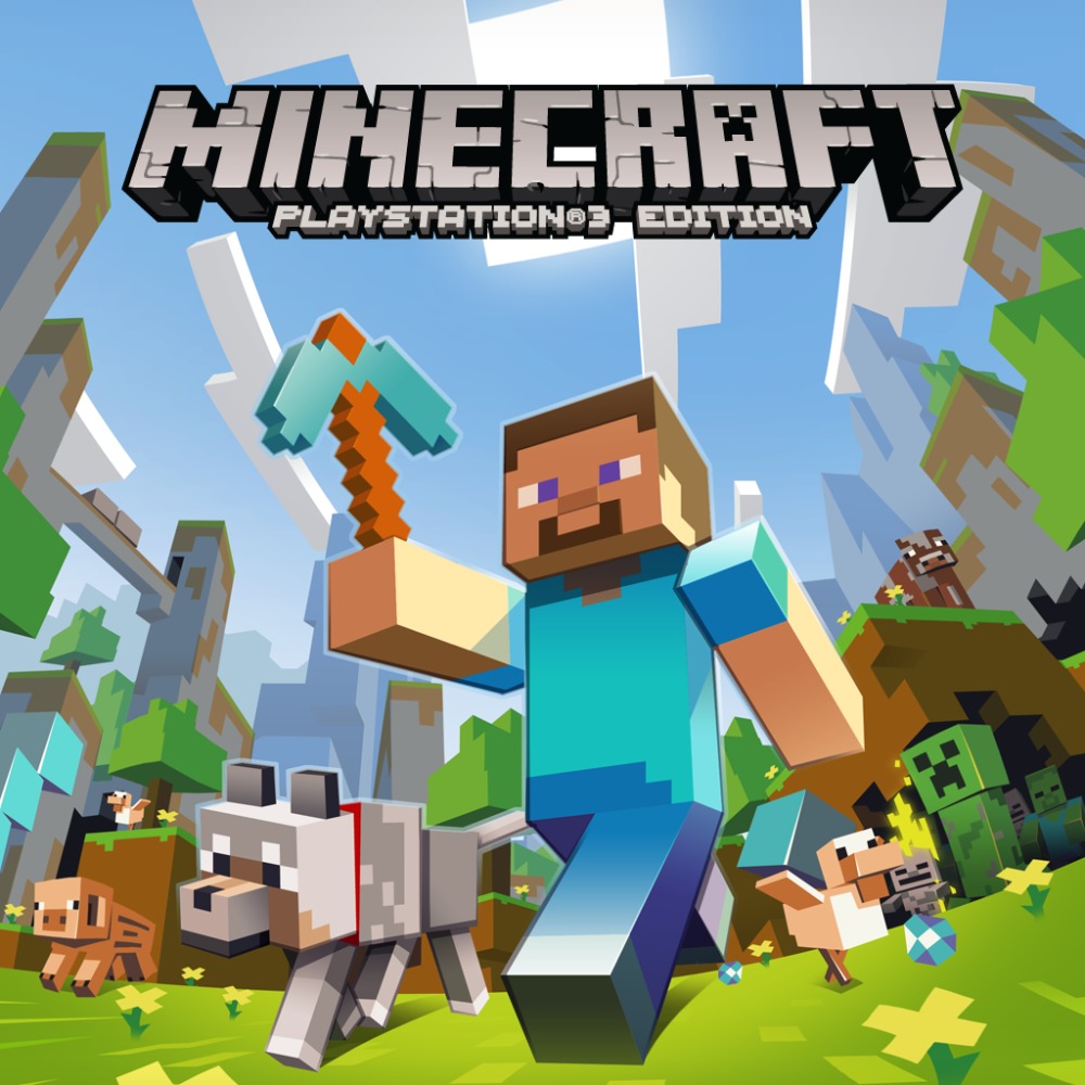 Minecraft PlayStation 3 Edition Cover Art, Esperino Hangie