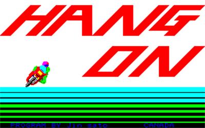 Hang-on - Screenshot - Game Title Image