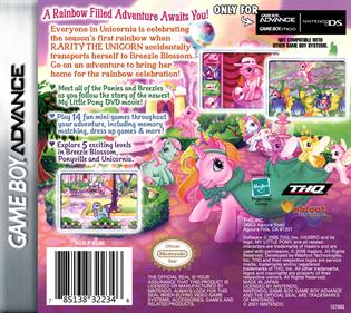 My Little Pony: Crystal Princess: The Runaway Rainbow - Box - Back Image